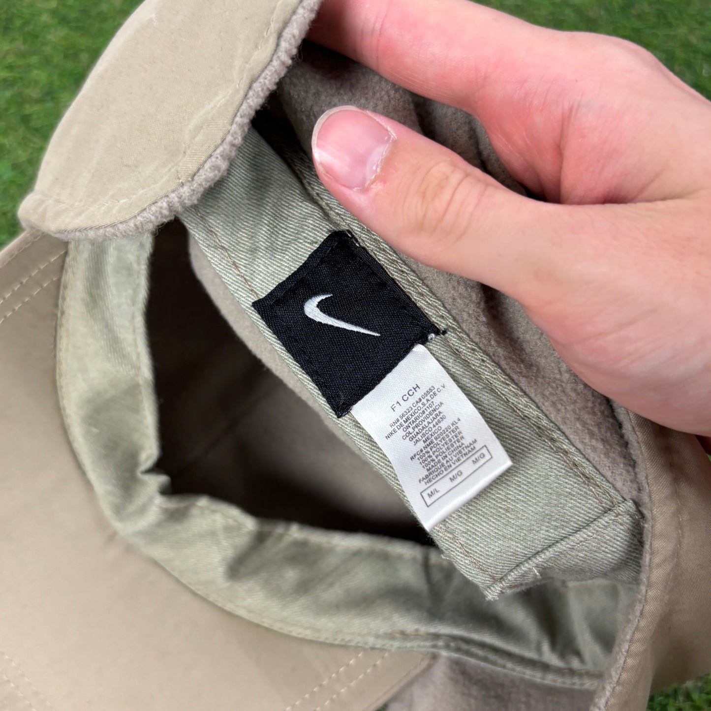00s Nike Fleece Ear Flap Hat Brown