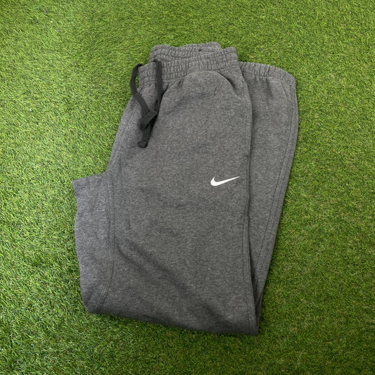 00s Nike Cotton Joggers Grey Medium