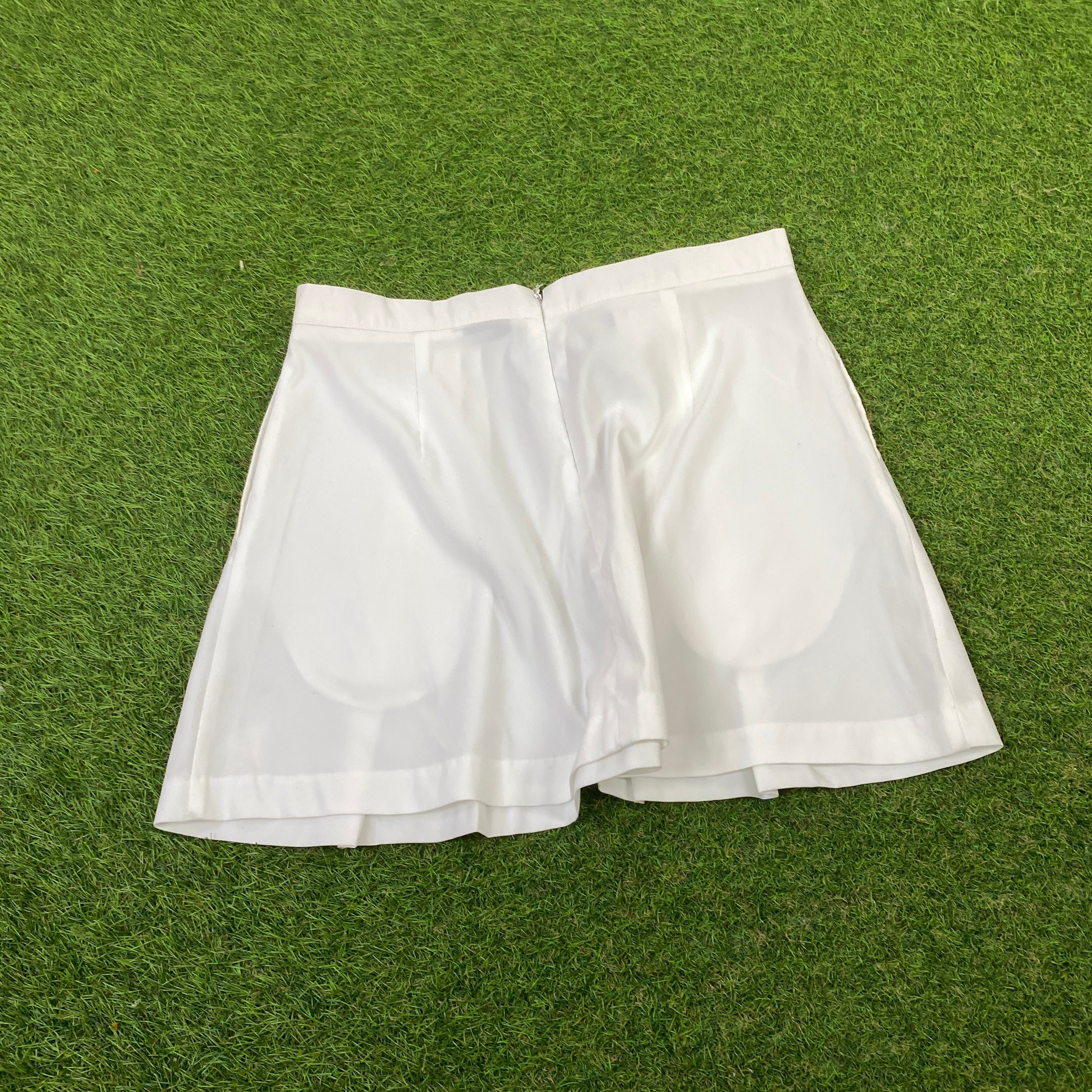 90s Nike Challenge Court Skirt Shorts White Medium