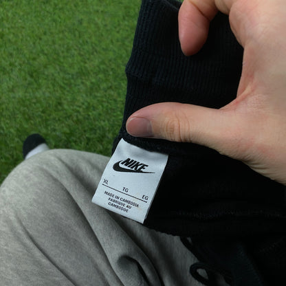 00s Nike Wide Leg Cotton Joggers Black XL