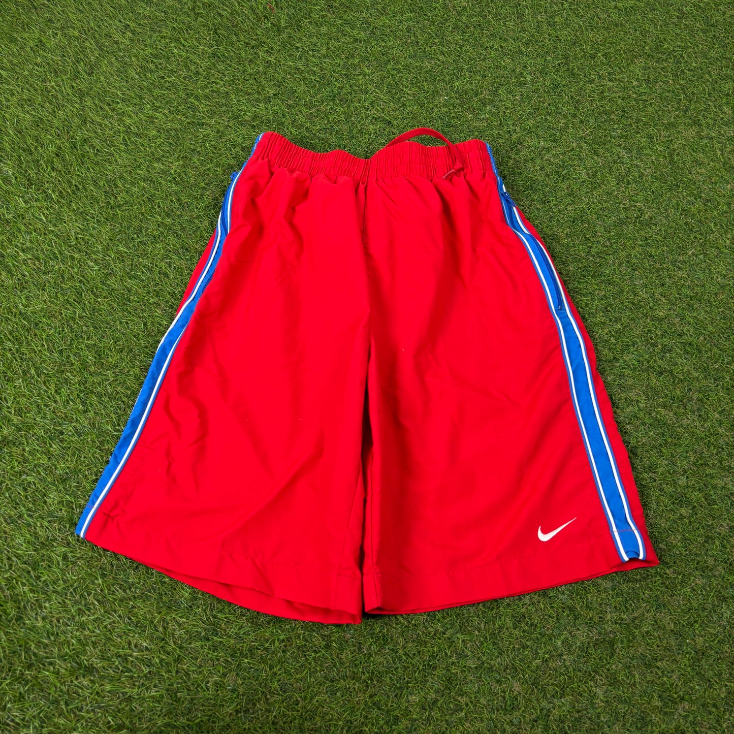 00s Nike Zip Pocket Shorts Red XS