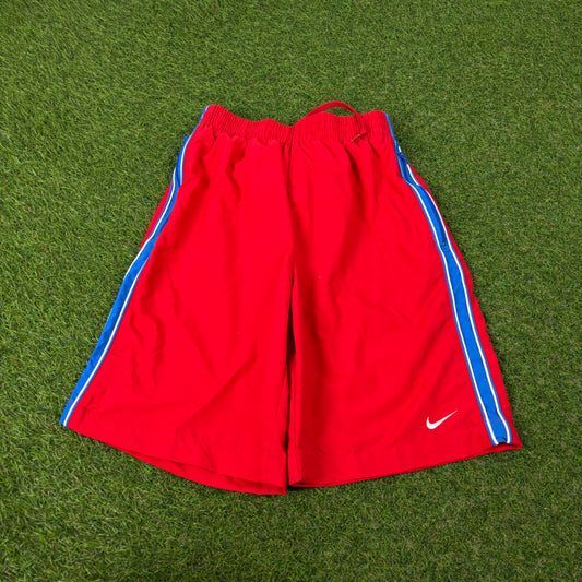 00s Nike Zip Pocket Shorts Red XS