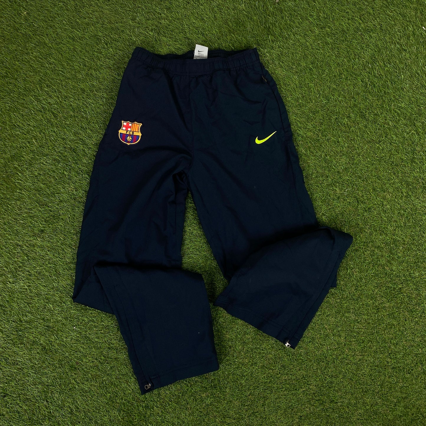 00s Nike Barcelona Piping Jacket + Joggers Set Blue XS