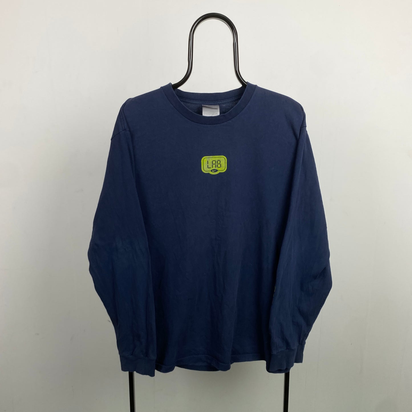 00s Nike Lab Monkey Long Sleeve T-Shirt Blue Medium