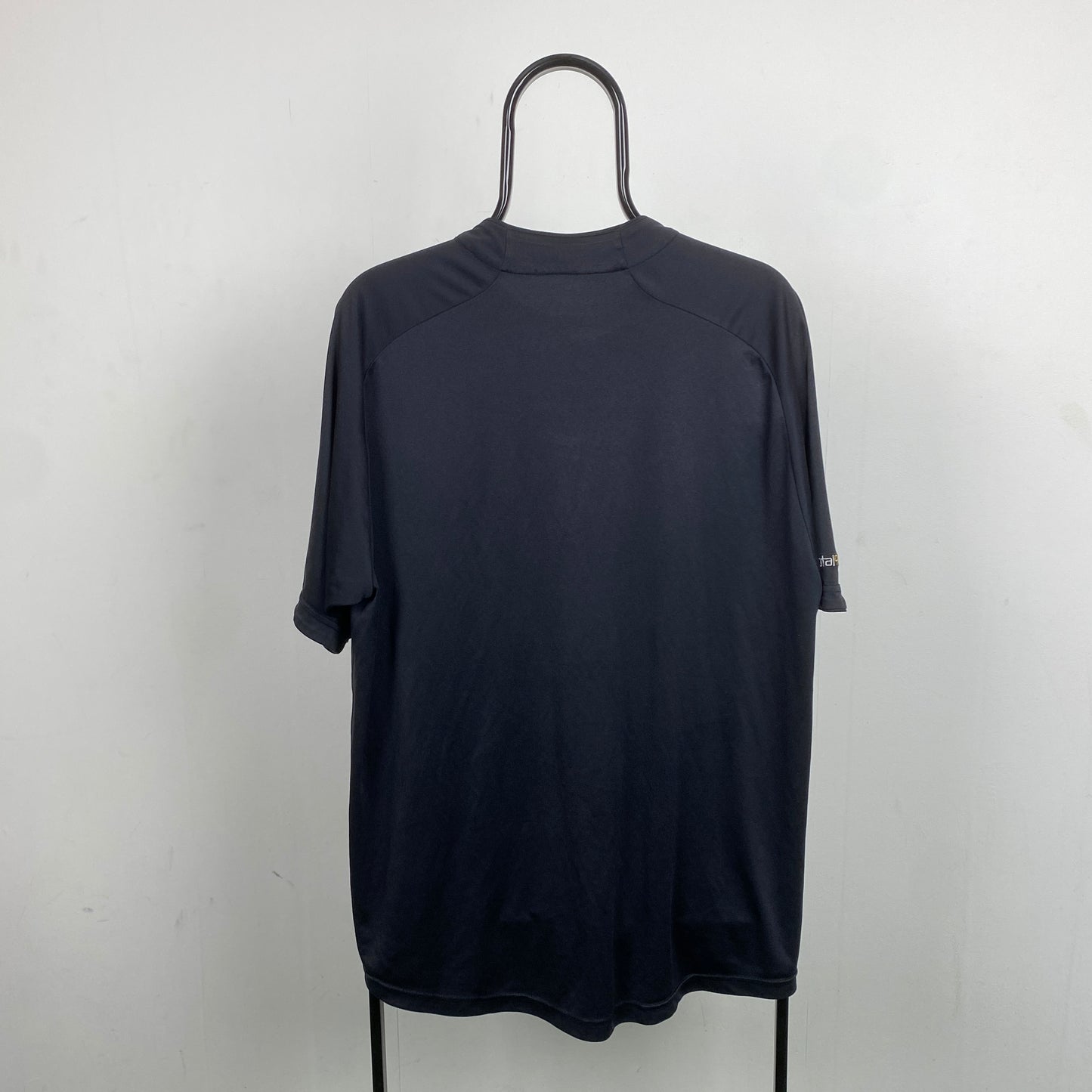 00s Nike Centre Swoosh Football Shirt T-Shirt Black XL