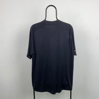 00s Nike Centre Swoosh Football Shirt T-Shirt Black XL