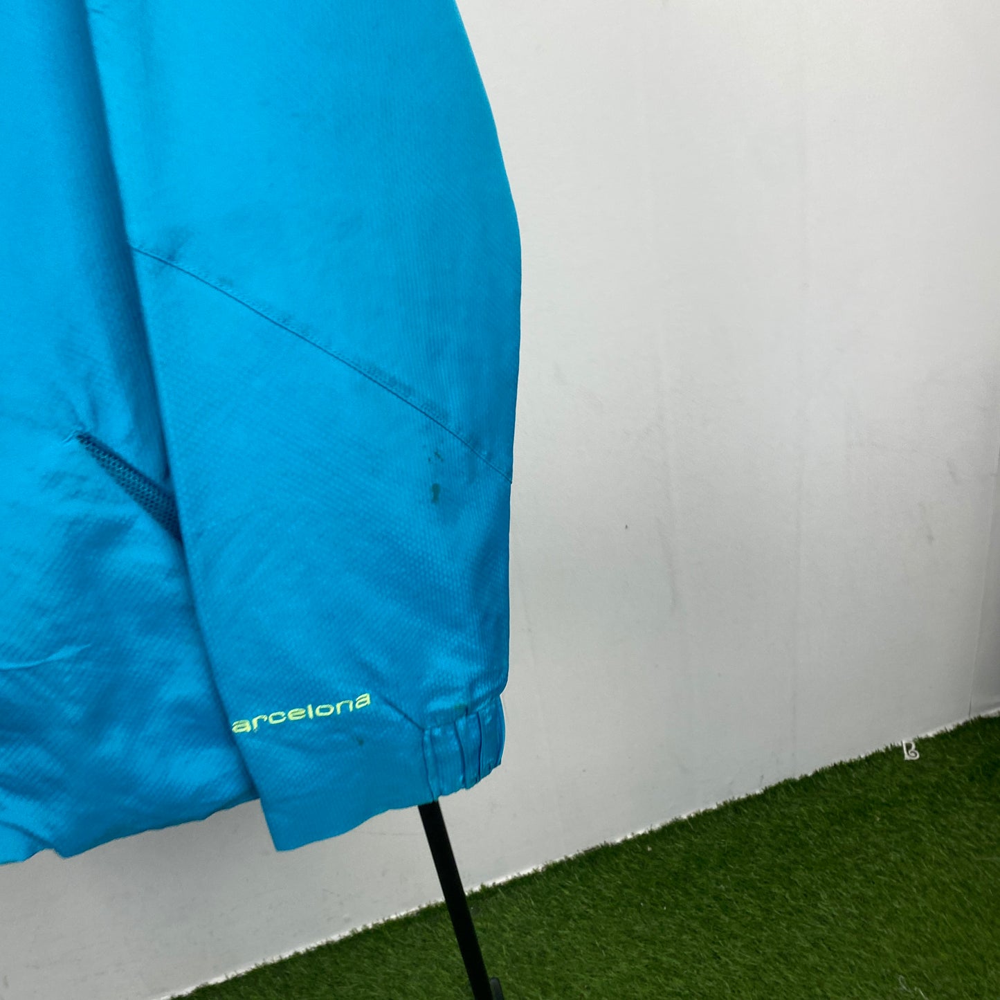 90s Nike Barcelona Windbreaker Jacket Blue Small