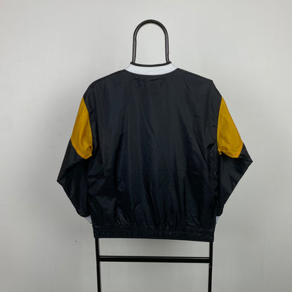 90s Nike Windbreaker Sweatshirt Black Small