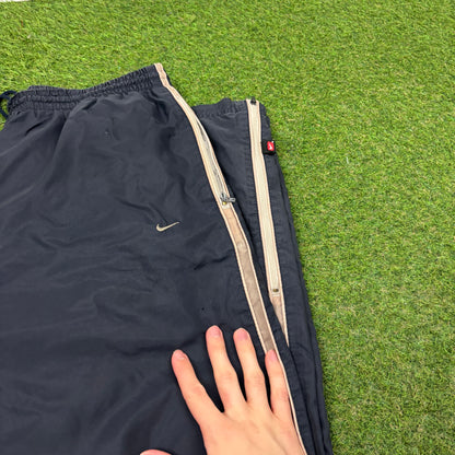 00s Nike Piping Joggers Blue Large