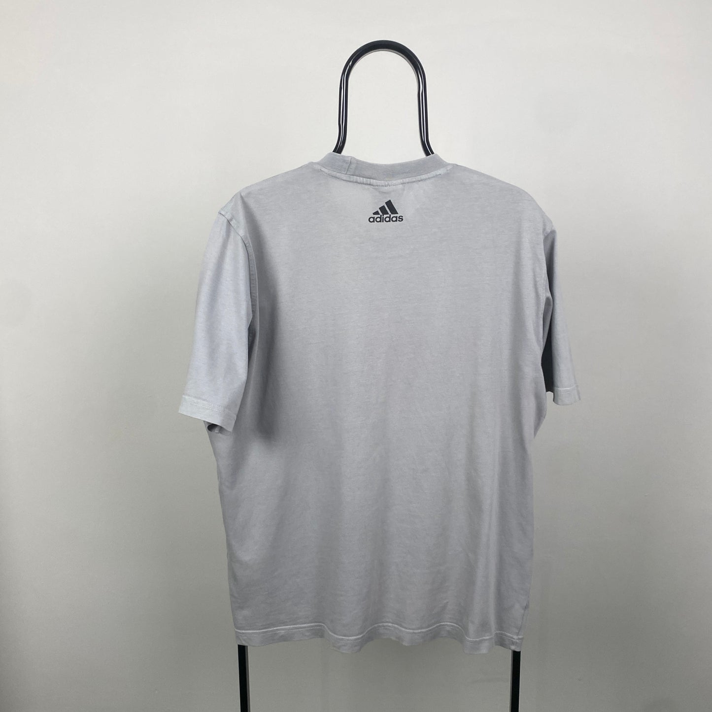 00s Adidas Boxing T-Shirt Grey Large