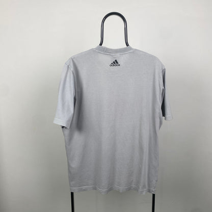 00s Adidas Boxing T-Shirt Grey Large