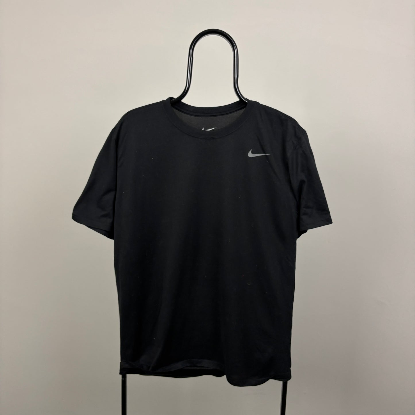00s Nike Reflective T-Shirt Black Large