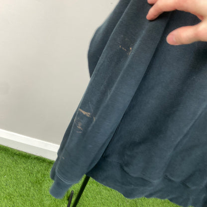 00s Champion Reverse Weave Hoodie Black Large