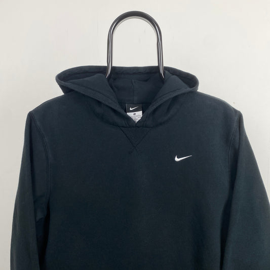 00s Nike Heavyweight Hoodie Black Small