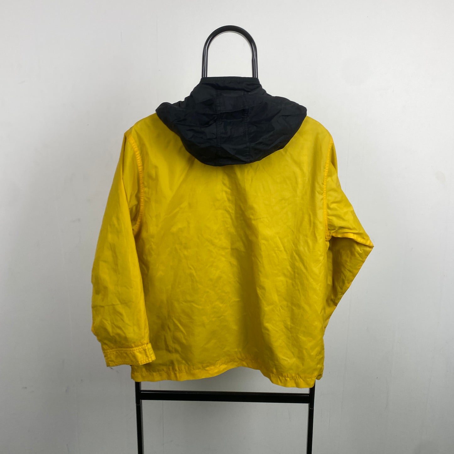 90s Nike Windbreaker Jacket Yellow Medium