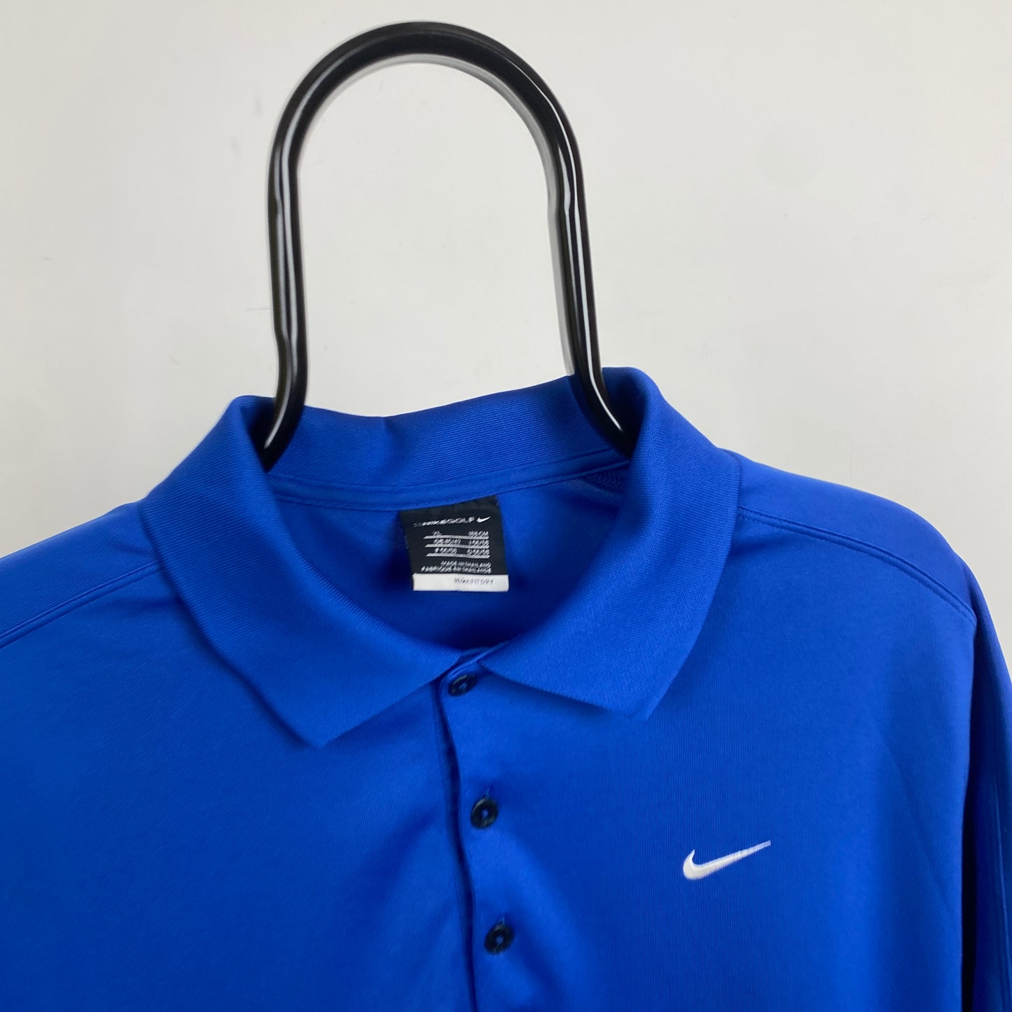 00s Nike Golf Polo Shirt T-Shirt Blue XL