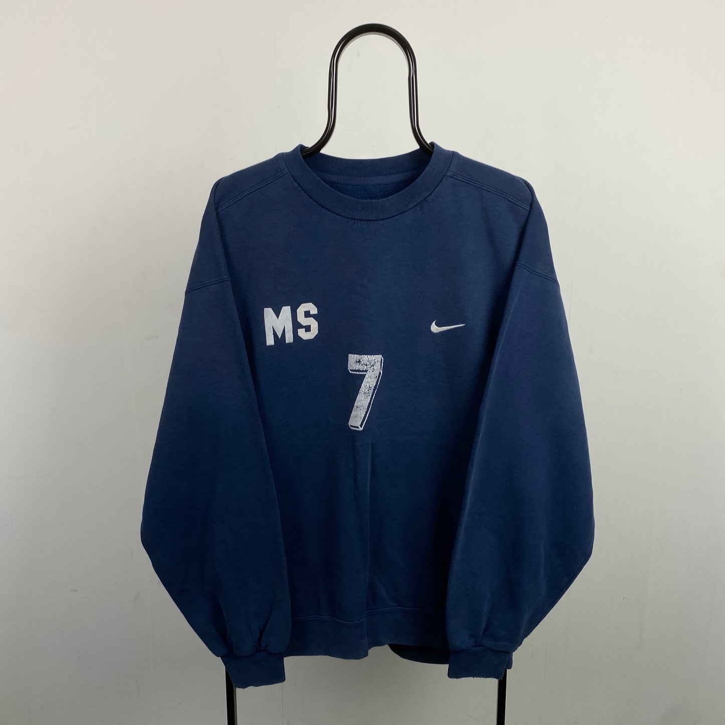 90s Nike Football Sweatshirt Blue XL