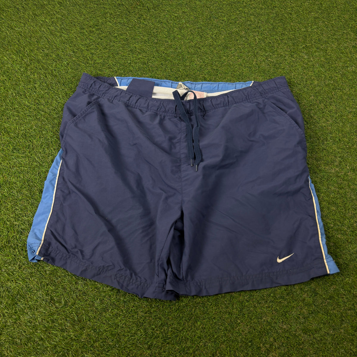 00s Nike Piping Shorts Blue XL