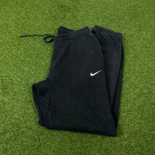 00s Nike Wide Leg Cotton Joggers Blue Small