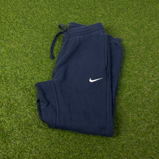 00s Nike Cotton Joggers Blue Small