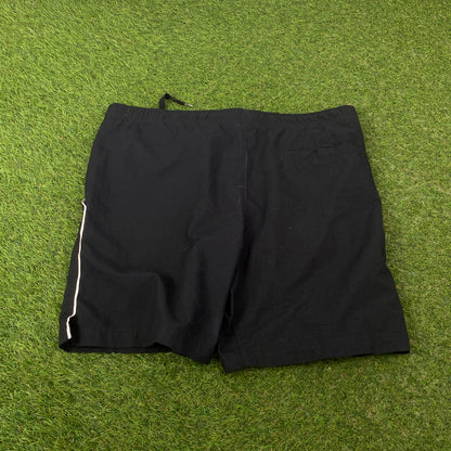 00s Nike Piping Shorts Black Small