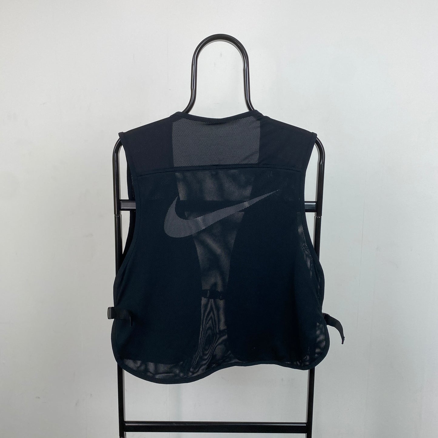 00s Nike Running Vest Jacket Black Small