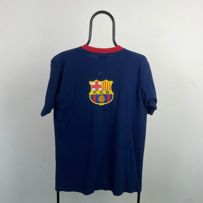 90s Nike Barcelona T-Shirt Blue Small