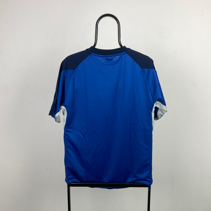 00s Nike Centre Swoosh T-Shirt Blue Small