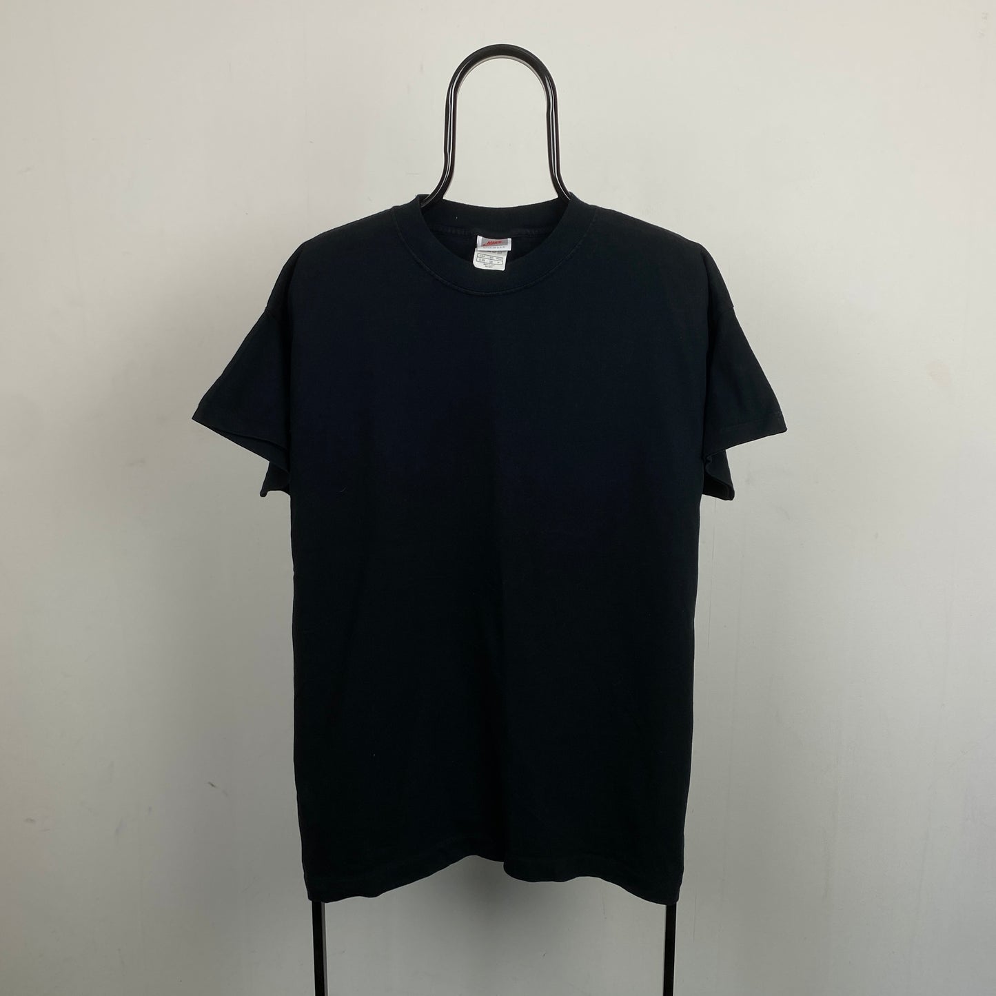 90s Nike Blank T-Shirt Black Small