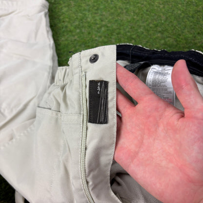 00s Nike Thermal Fleece Lined Joggers Brown Small
