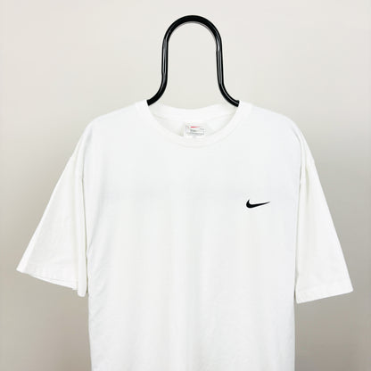 90s Nike Swoosh T-Shirt White XXL