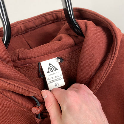 00s Nike ACG Hoodie Red XS
