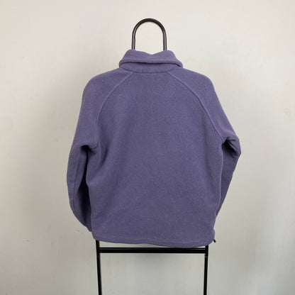 Retro Berghaus Fleece Sweatshirt Purple Medium