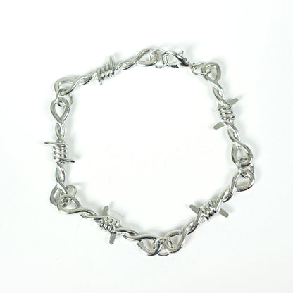 Retro Barbed Bracelet .925 Silver
