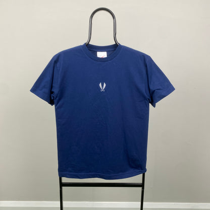 90s Nike Basketball T-Shirt Blue XS
