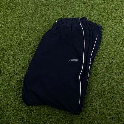 Retro Diadora Piping Joggers Blue XXL