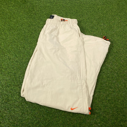 00s Nike Parachute Toggle Joggers Brown Large