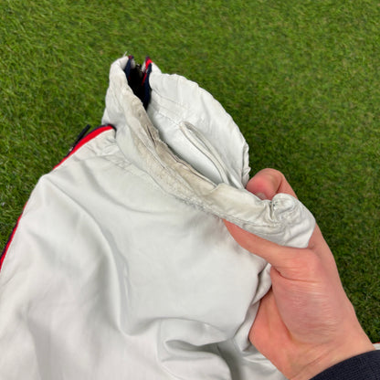 00s Nike Full Zip Piping Joggers White Large