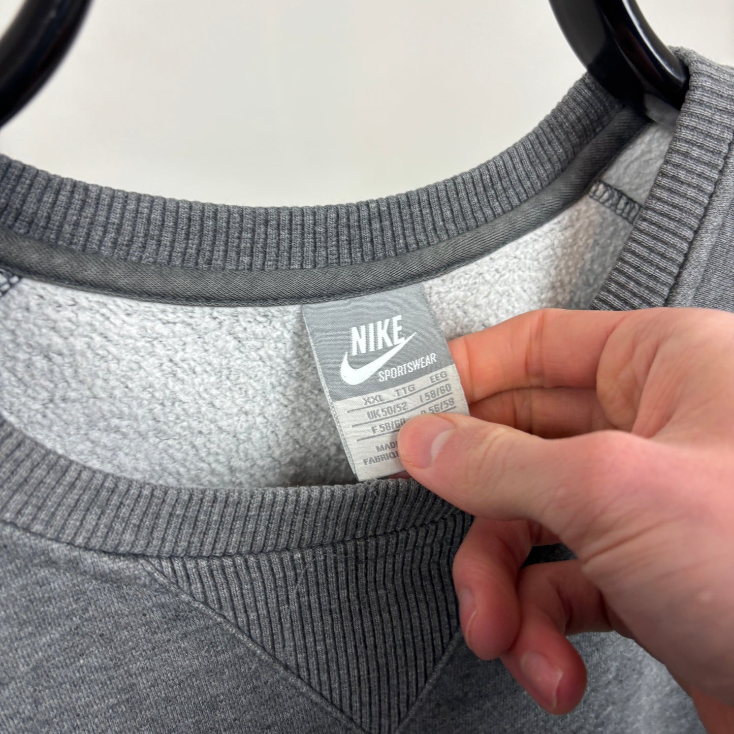 00s Nike Sweatshirt Grey XXL