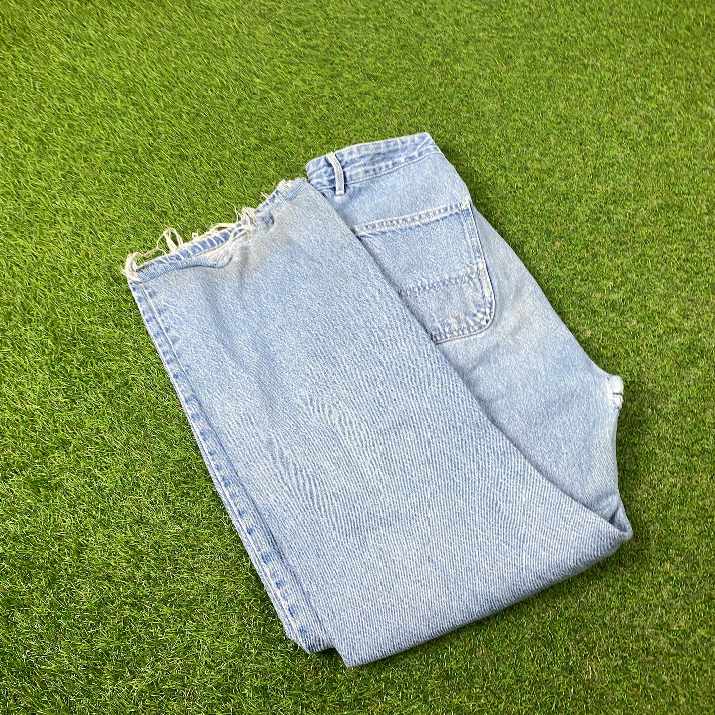 00s Carhartt Simple Jeans Blue Small 28 Waist Joggers