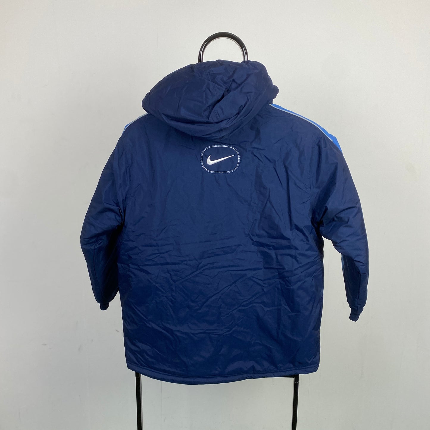 00s Nike Puffer Jacket Blue XS