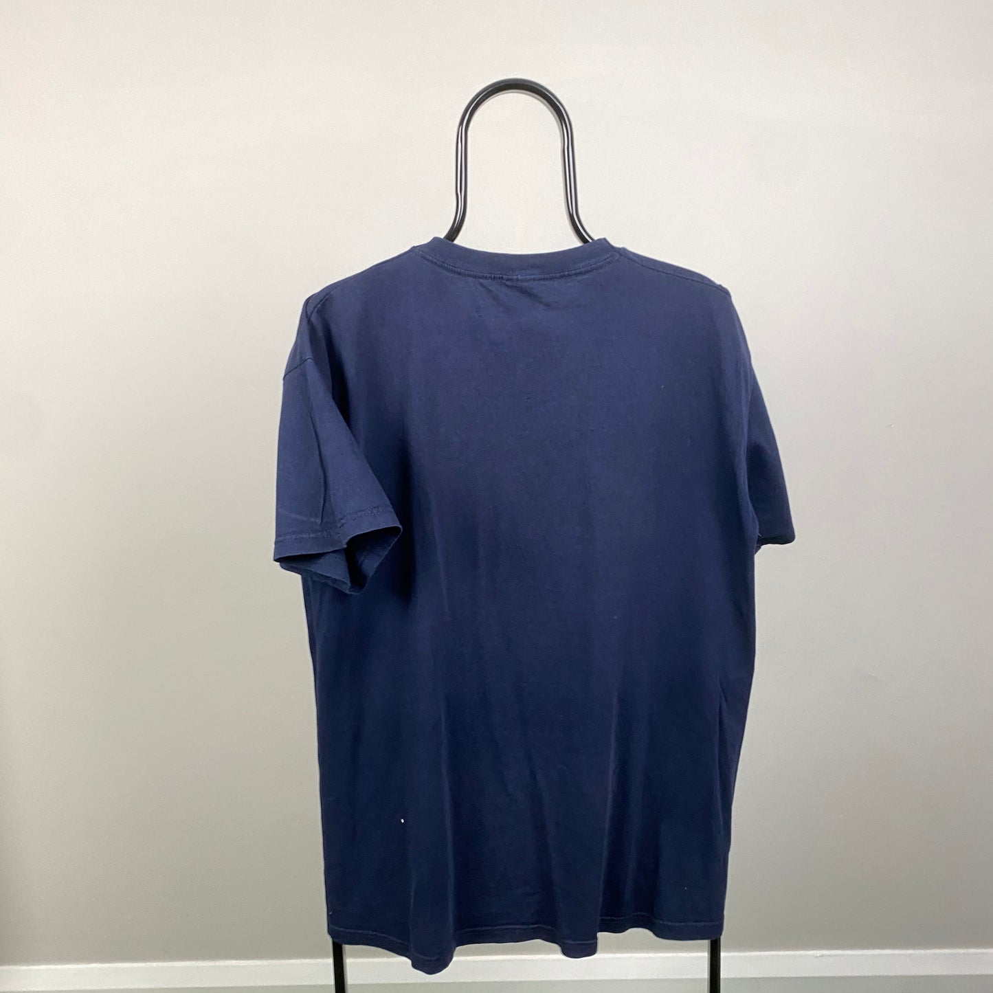 90s Fruit Of The Loom Madrid Tourist T-Shirt Blue Large