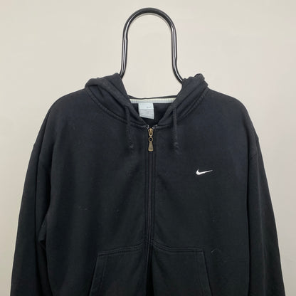 00s Nike Heavyweight Zip Hoodie Black Large