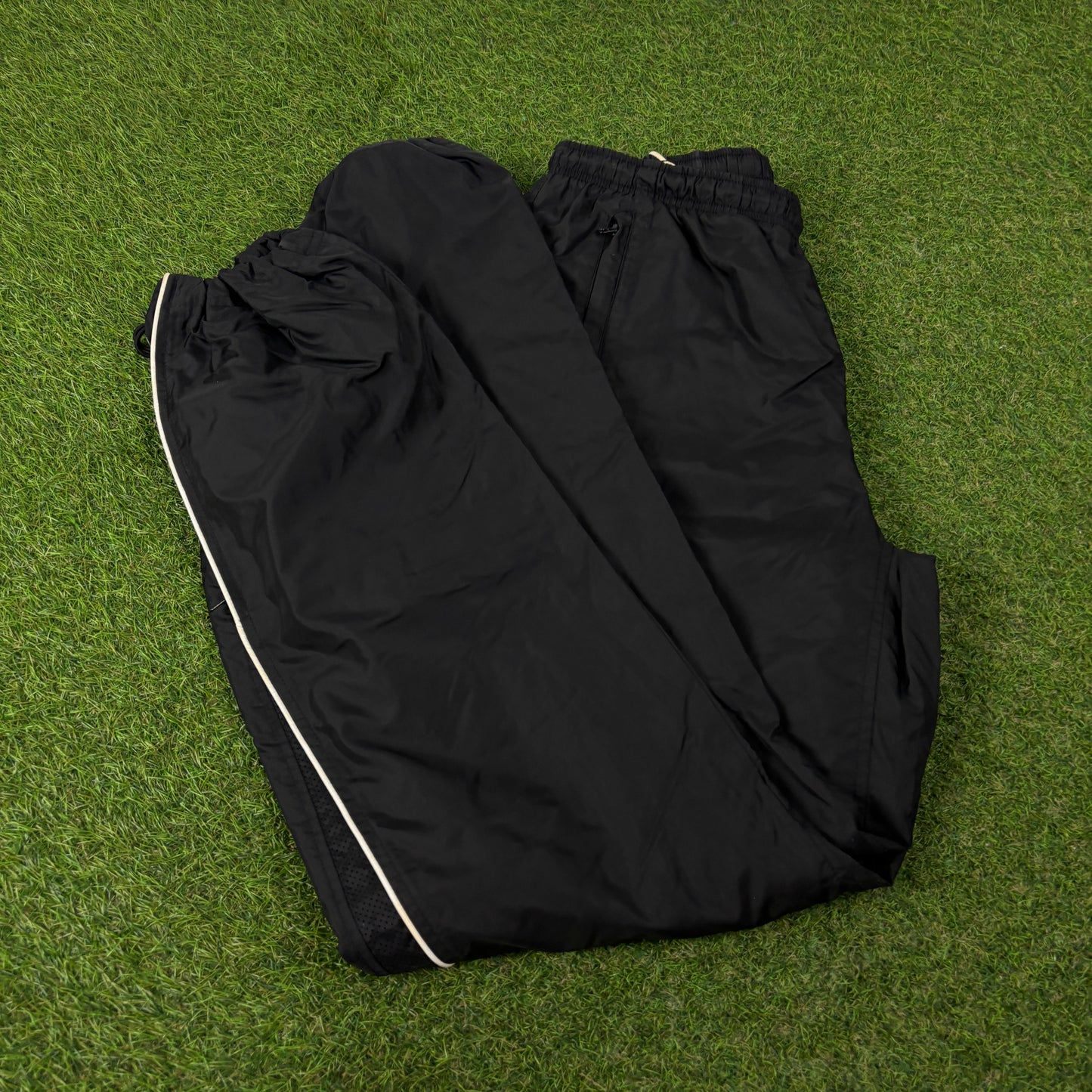 00s Nike Piping Joggers Black Medium