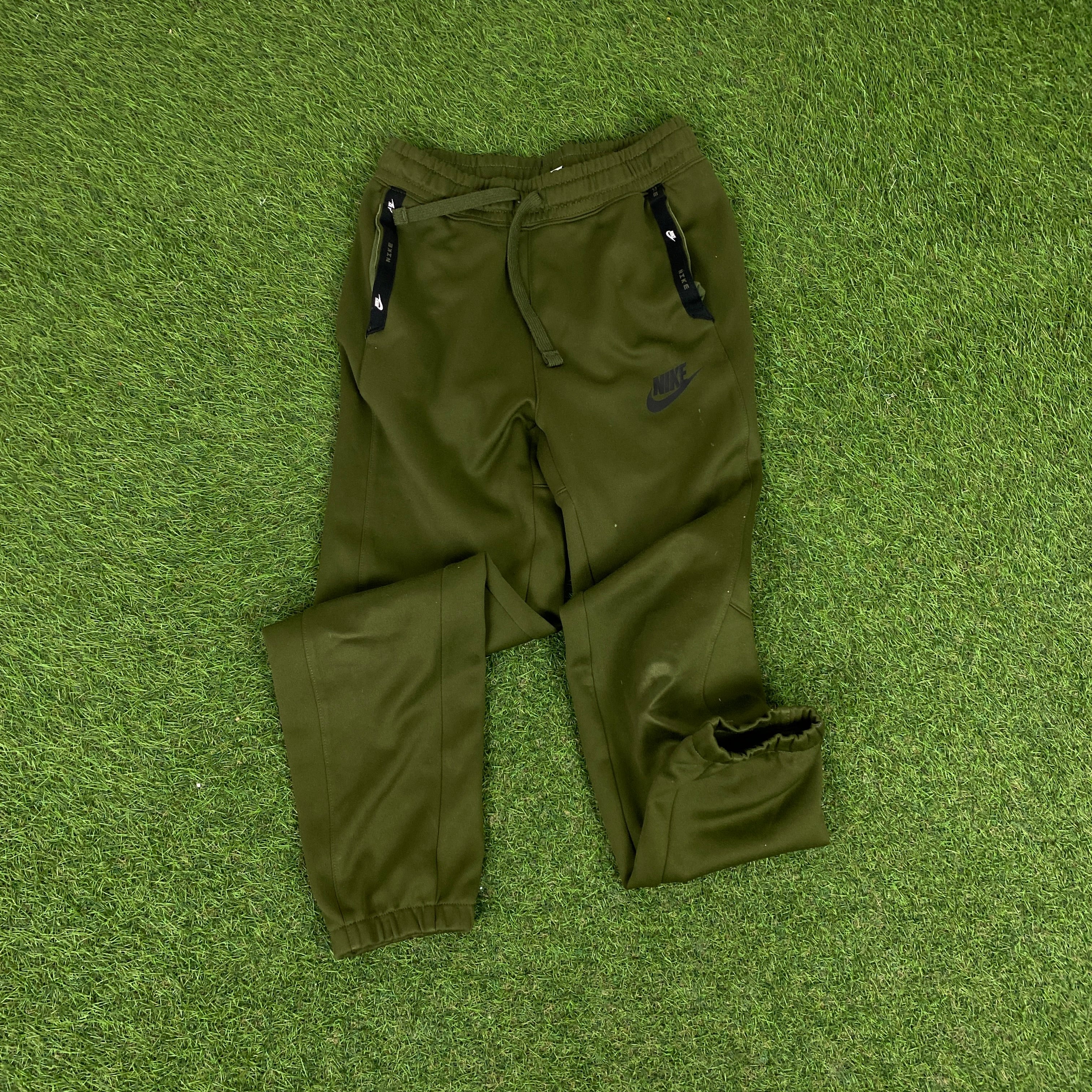 00s Nike Air Max Tracksuit Jacket + Joggers Set Green XS