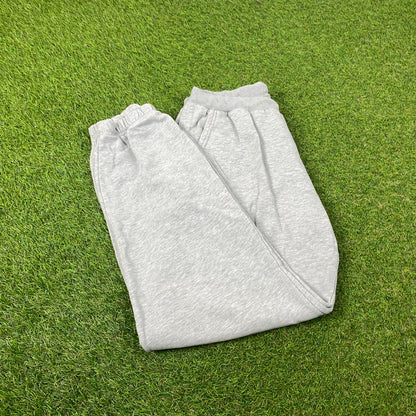 00s Nike Wide Leg Cotton Joggers Grey Small