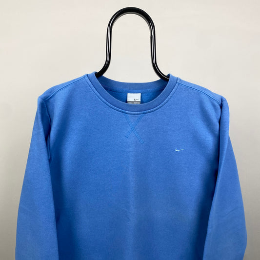 00s Nike Sweatshirt Blue Womens Medium