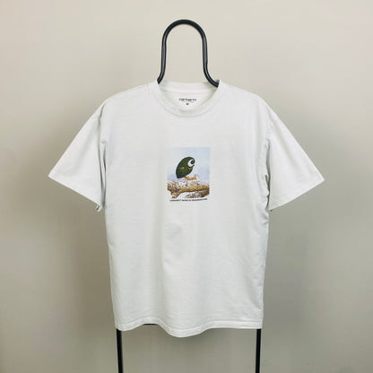 00s Carhartt Antleaf T-Shirt White Medium