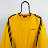 90s Adidas Sweatshirt Yellow Large