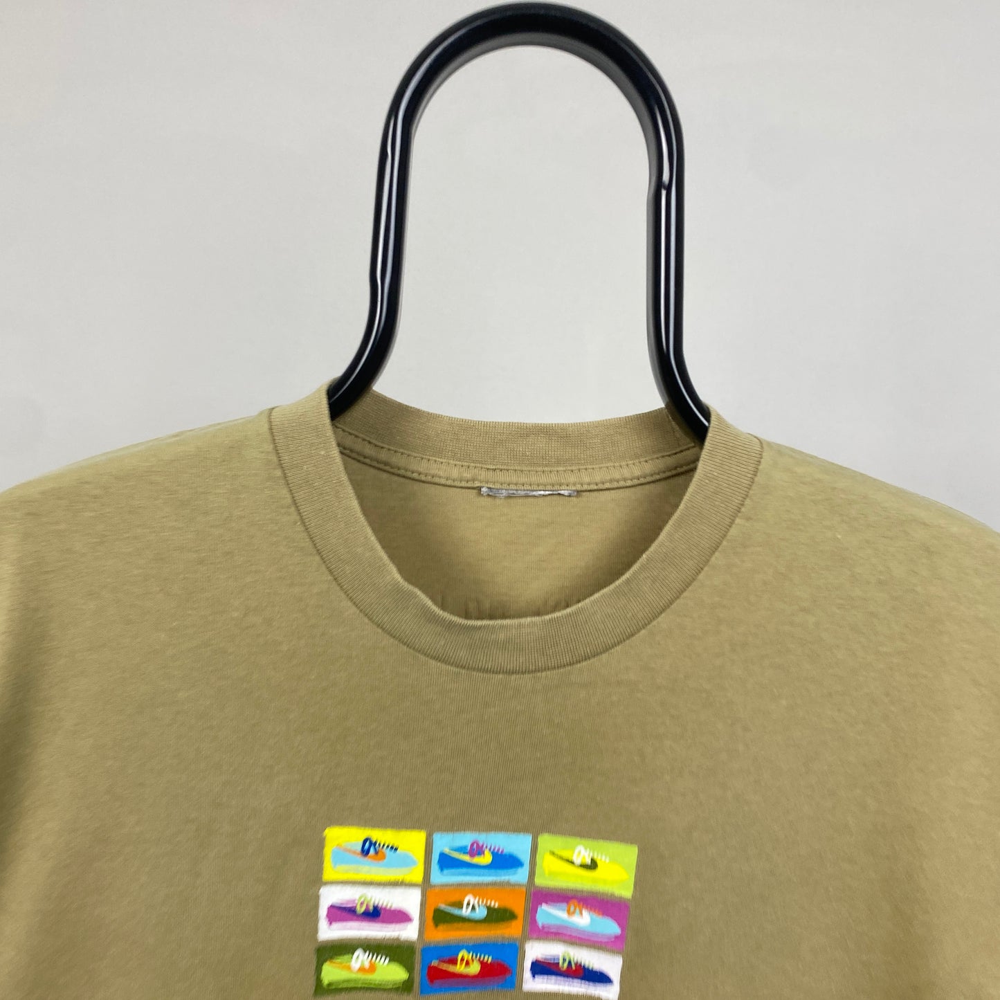 00s Nike Art T-Shirt Brown Womens Small